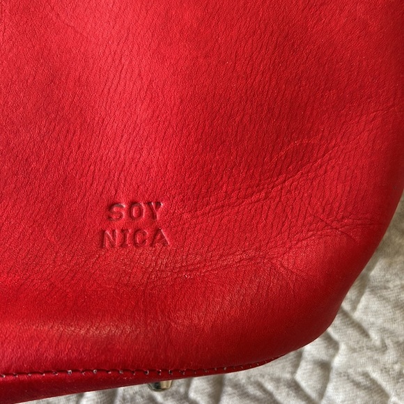 Soy Nica handmade, red purse - Picture 2 of 10